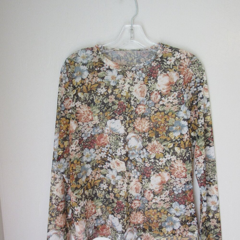 Shein Curve Lot of 2 Pullover Sheer Long Sleeve Tops